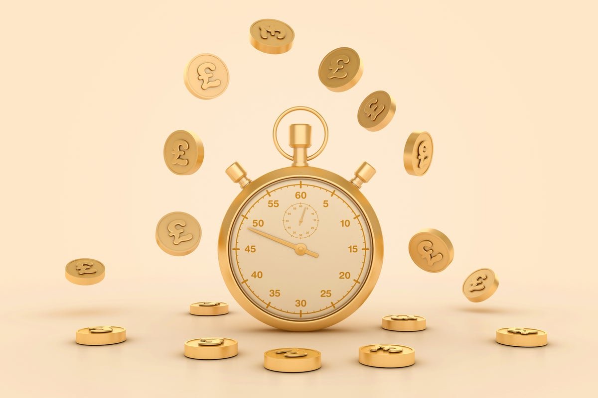 pound cost averaging investment graph